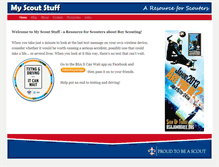 Tablet Screenshot of myscoutstuff.org